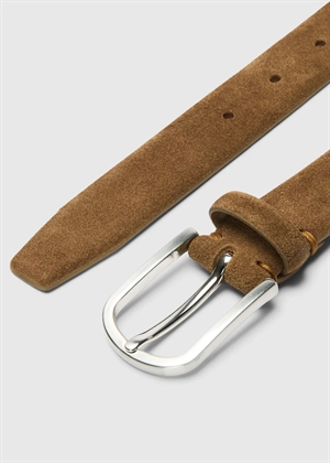 Wiona suede belt Tan Selected Femme